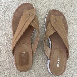 Vanelli Soft Slip on Sandals 7.5 Womens